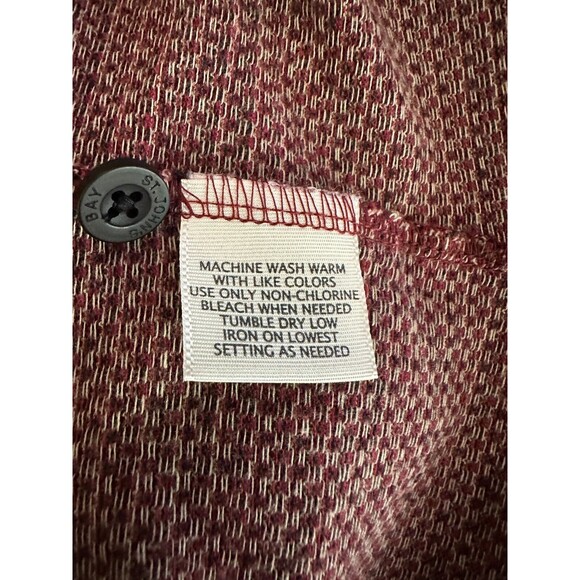 St. Johns Bay Quick Dry Polo Men's Large Easy Care Lightweight Performance Shirt - Picture 4 of 6